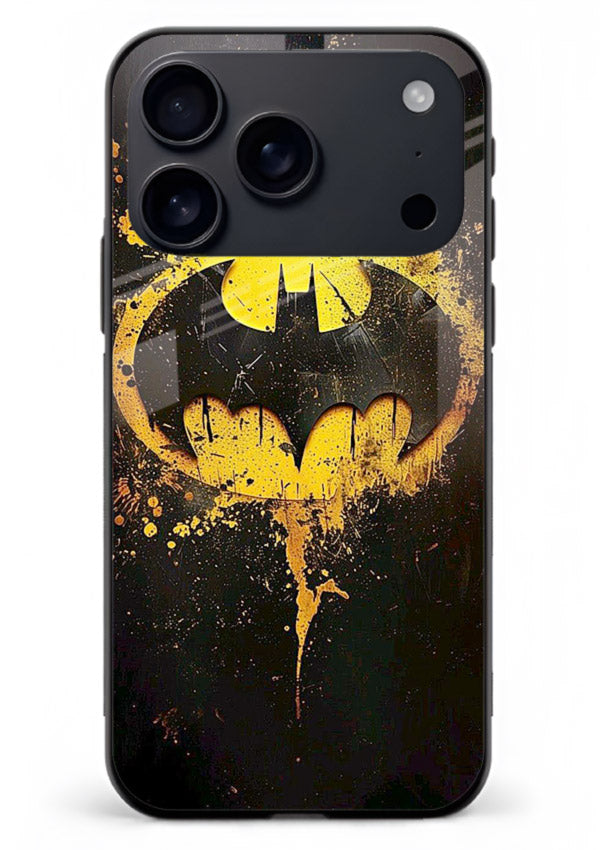 Batman Logo Splash cover for Apple iPhone 17 Pro
