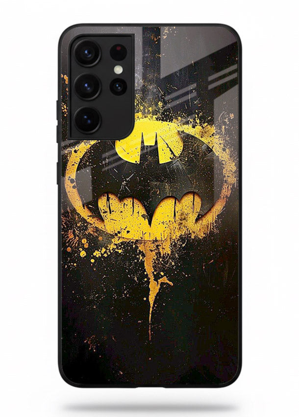 Batman Logo Splash cover for Samsung S21 Ultra