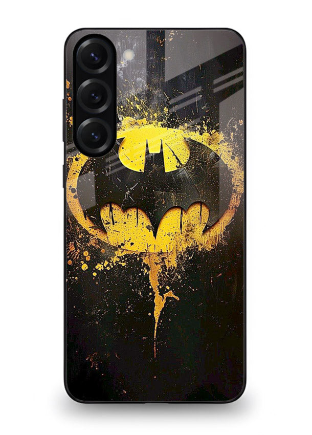 Batman Logo Splash cover for Samsung S23