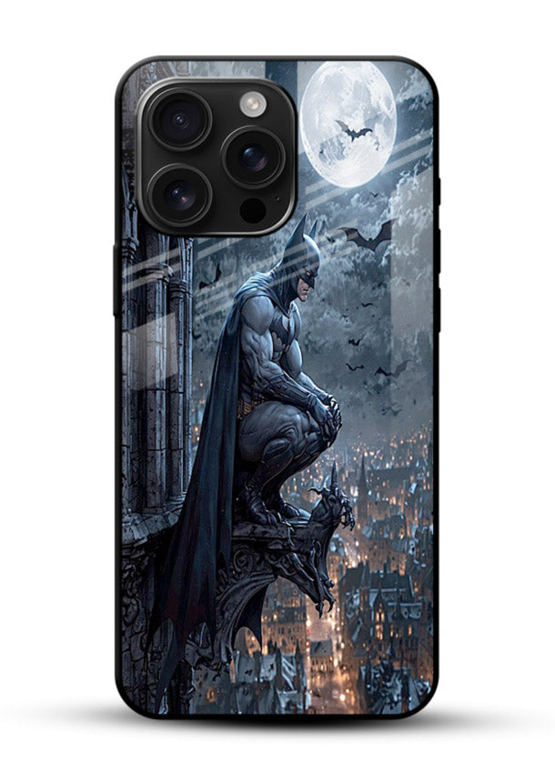 Batman Moon Knight cover for Glossy Vibrant Premium Look - Angle Front