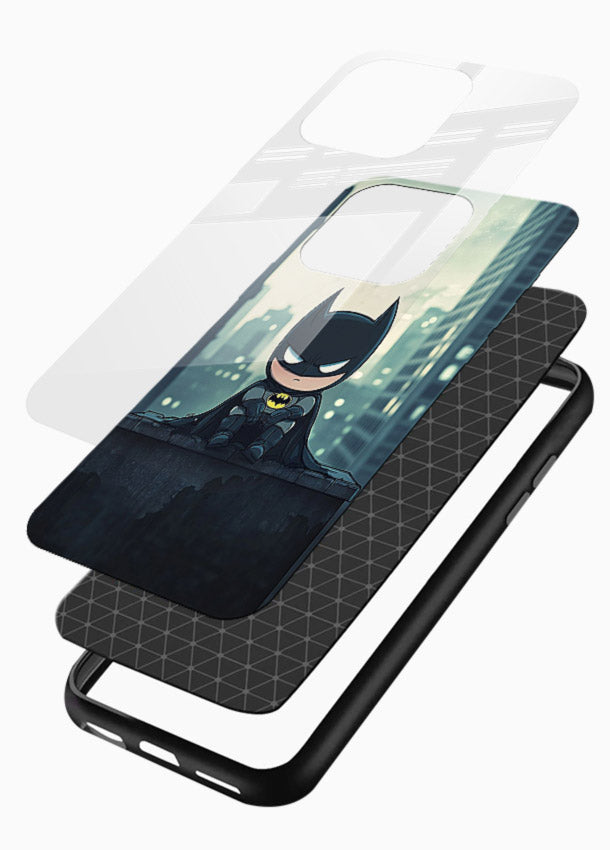 Batman Rooftop Watch cover for Glossy Vibrant Premium Look - Angle Layers