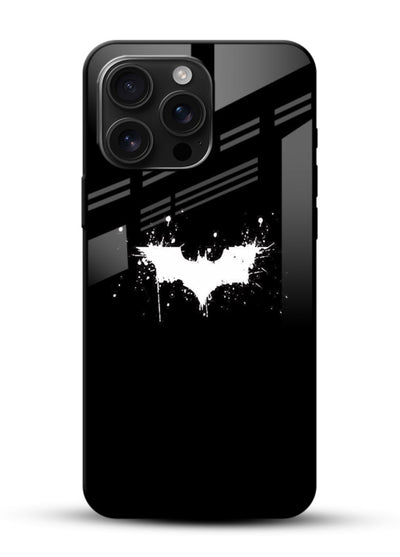 Batman Symbol Minimal cover for Glossy Vibrant Premium Look - Angle Front