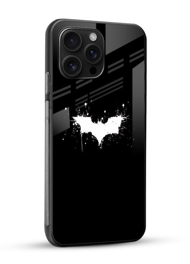 Batman Symbol Minimal cover for Glossy Vibrant Premium Look - Angle Side