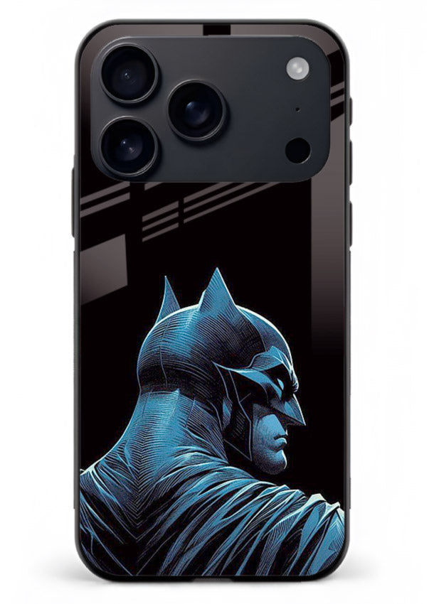 Batman The Cold Truth blue portrait cover for Apple iPhone 18 Pro