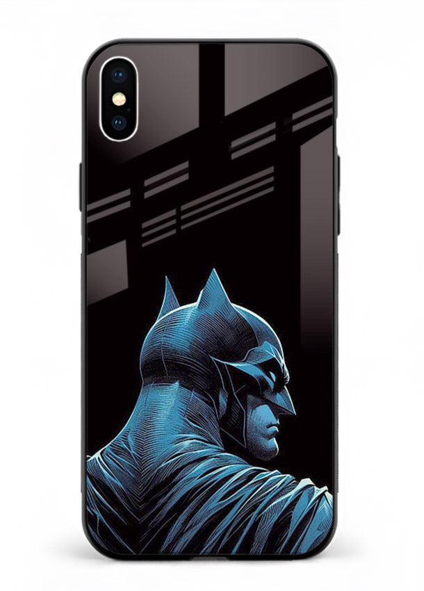 Batman The Cold Truth blue portrait cover for Apple iPhone XS Max