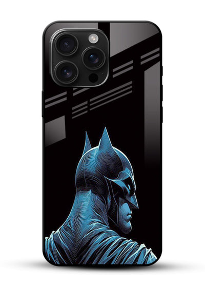 Batman The Cold Truth blue portrait cover for Glossy Vibrant Premium Look - Angle Front