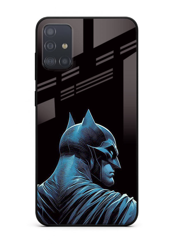 Batman The Cold Truth blue portrait cover for Samsung A71