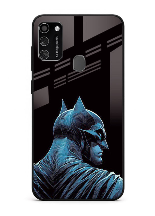 Batman The Cold Truth blue portrait cover for Samsung M21