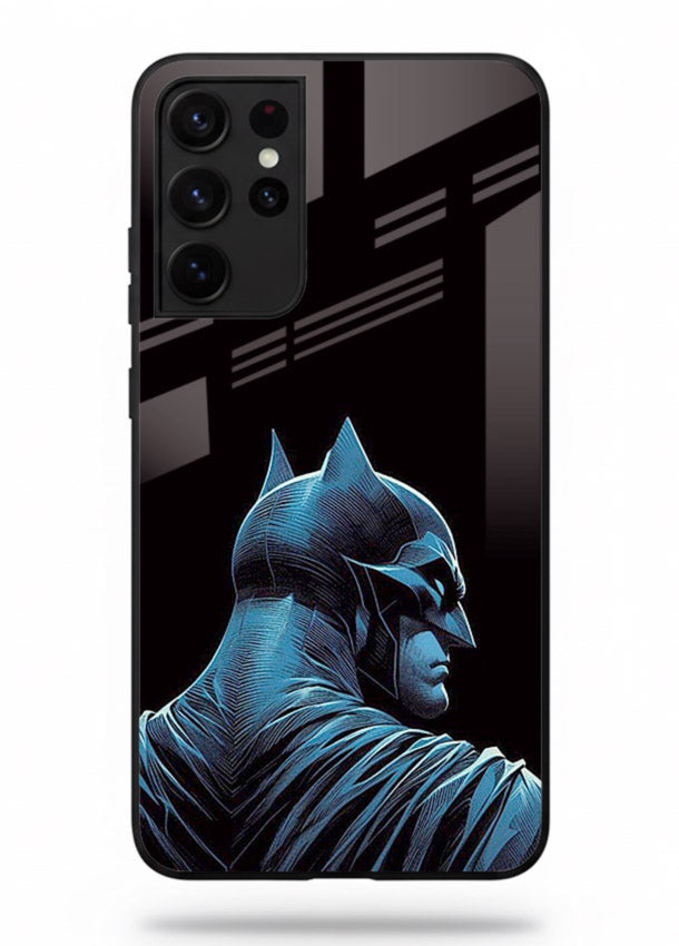 Batman The Cold Truth blue portrait cover for Samsung S21 Ultra