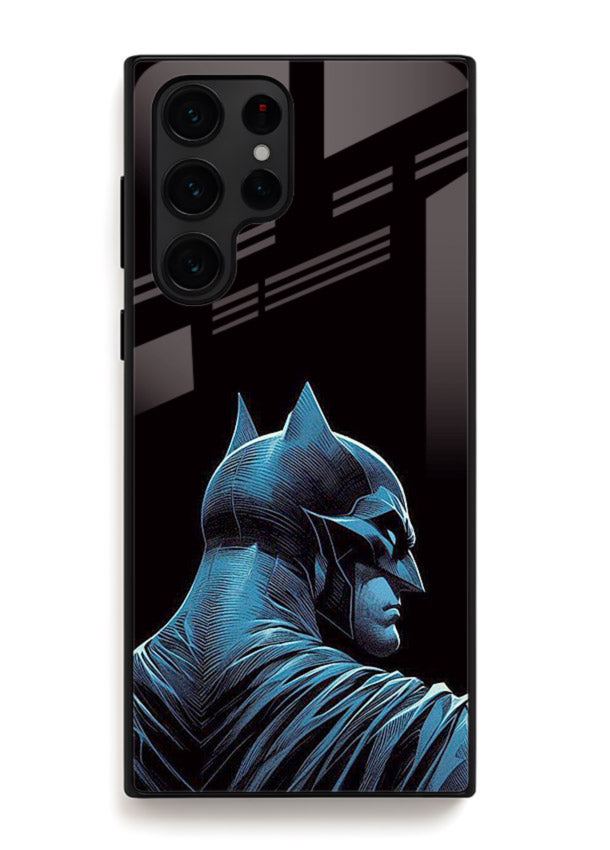 Batman The Cold Truth blue portrait cover for Samsung S24 Ultra