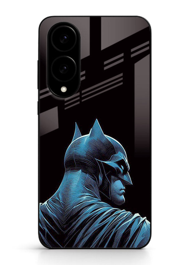 Batman The Cold Truth blue portrait cover for Samsung S25 Edge