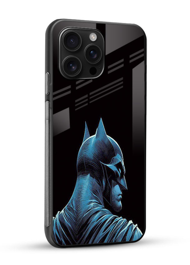 Batman The Cold Truth blue portrait cover for Glossy Vibrant Premium Look - Angle Side