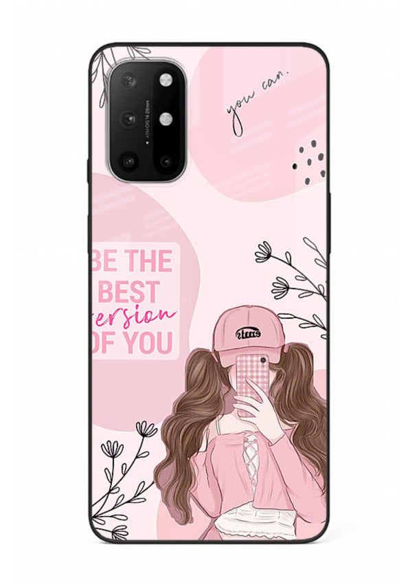 Best Version Girls aesthetic artwork OnePlus 8T glass back cover