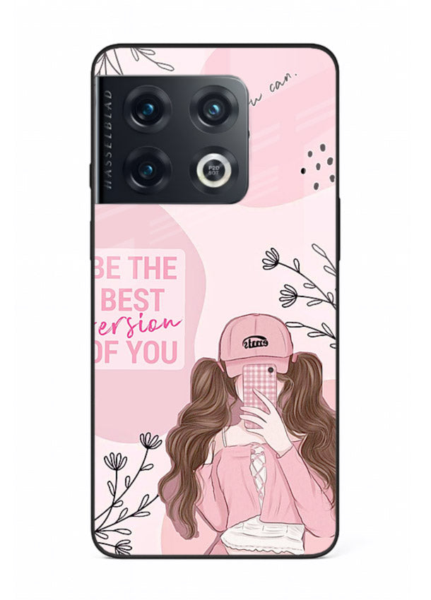 Best Version Girls aesthetic artwork OnePlus 10 Pro glass back cover
