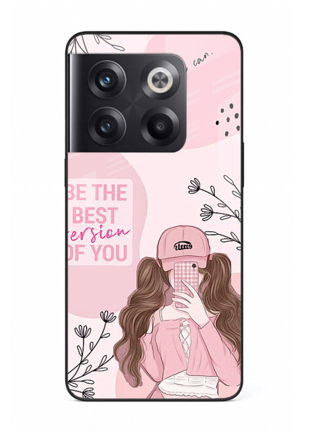 Best Version Girls aesthetic artwork OnePlus 10T glass back cover