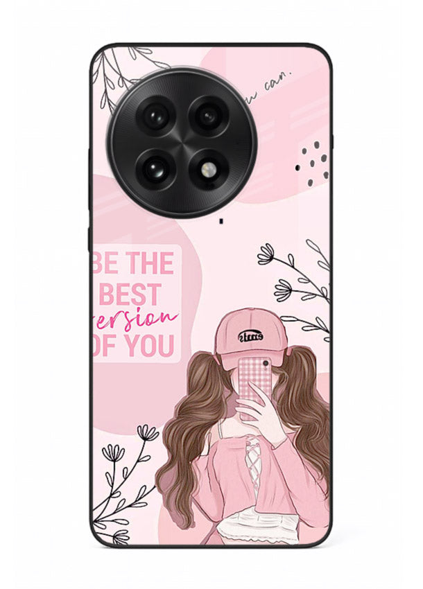 Best Version Girls aesthetic artwork OnePlus 13R glass back cover