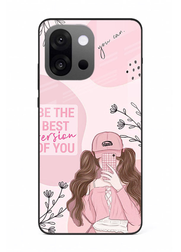 Best Version Girls aesthetic artwork OnePlus 13s glass back cover