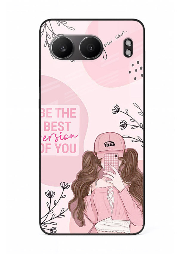Best Version Girls aesthetic artwork OnePlus Nord 4 glass back cover