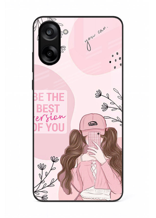 Best Version Girls aesthetic artwork OnePlus Nord CE5 glass back cover