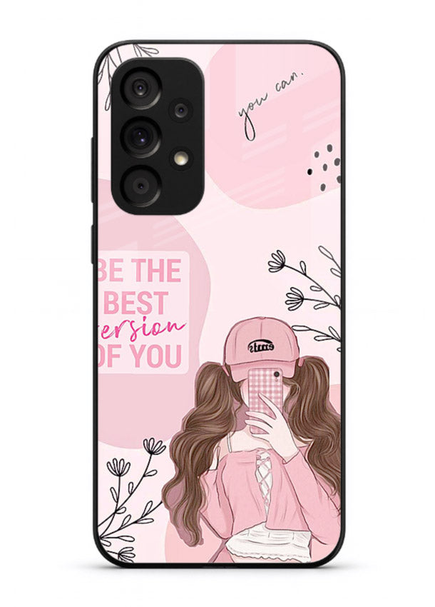 Best Version Girls aesthetic artwork Samsung A53 5G glass back cover