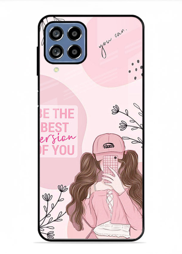 Best Version Girls aesthetic artwork Samsung F12 5G glass back cover