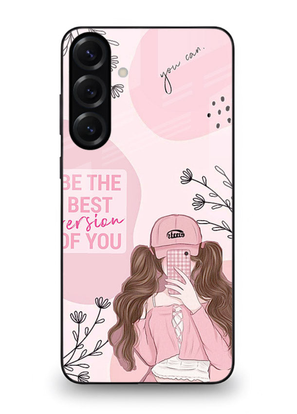 Best Version Girls aesthetic artwork Samsung A25 5G glass back cover