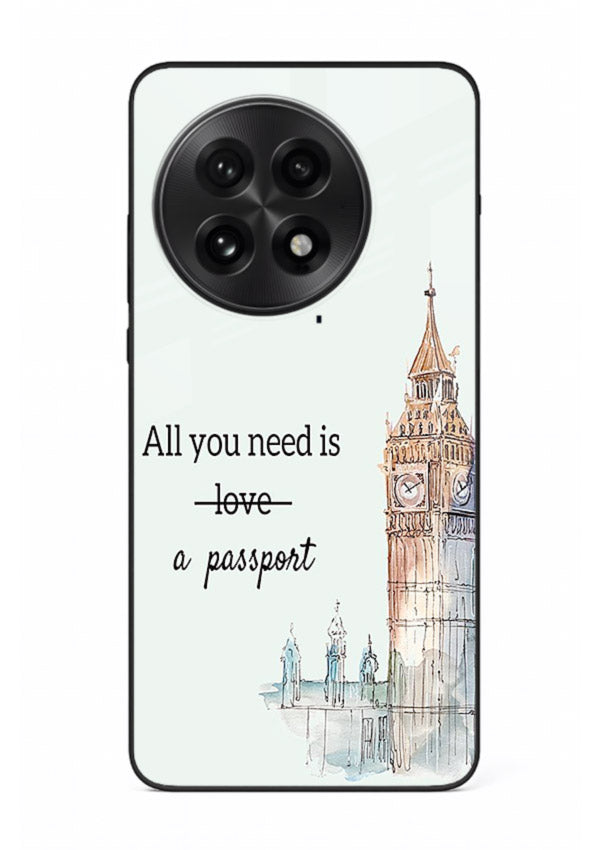 Big Ben Watercolor London illustration OnePlus 13 glass back cover