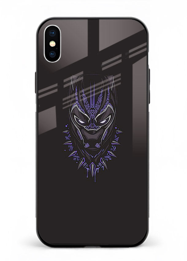 Black Panther Purple Glow cover for Apple iPhone XS Max