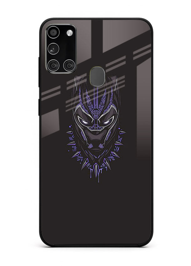 Black Panther Purple Glow cover for Samsung A21s