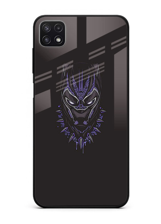 Black Panther Purple Glow cover for Samsung A22 5G
