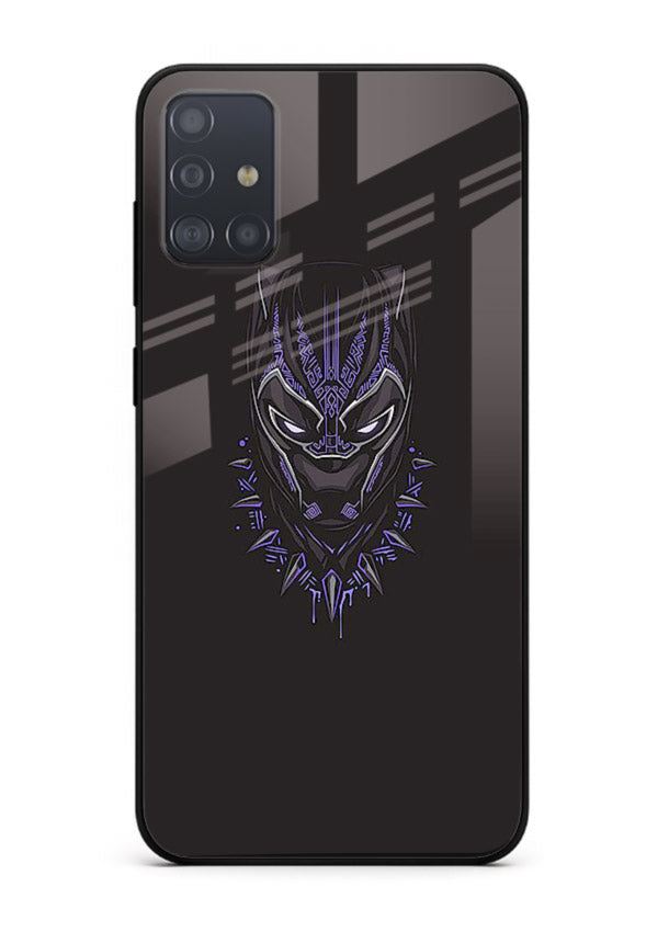 Black Panther Purple Glow cover for Samsung A71
