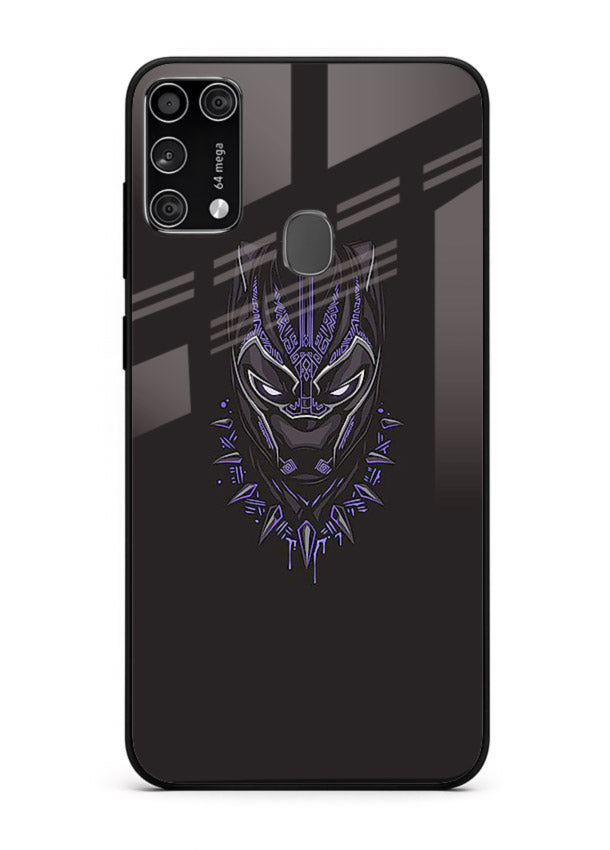 Black Panther Purple Glow cover for Samsung M31 Prime