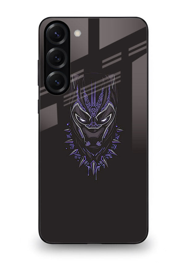 Black Panther Purple Glow cover for Samsung S23