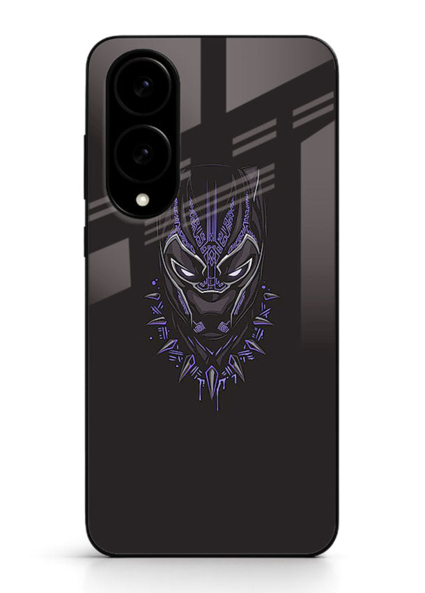 Black Panther Purple Glow cover for Samsung S25 Edge