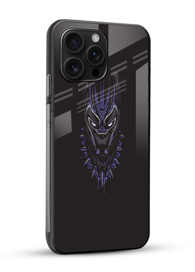 Black Panther Purple Glow cover for Glossy Vibrant Premium Look - Angle Side