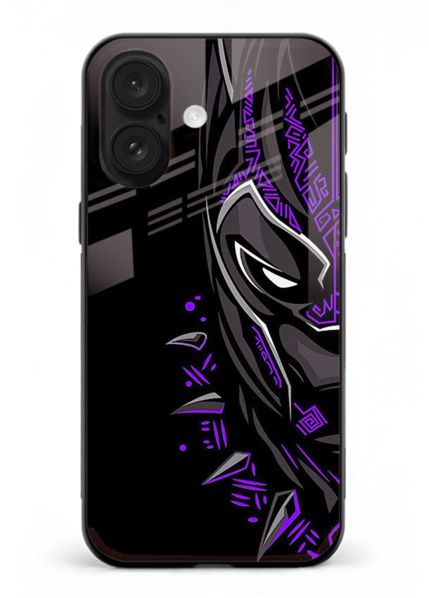 Black Panther Purple Streak cover for Apple iPhone 16