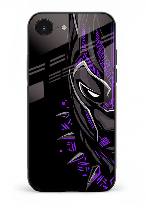 Black Panther Purple Streak cover for Apple iPhone 16E
