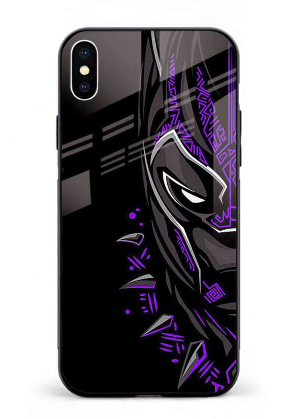 Black Panther Purple Streak cover for Apple iPhone XS Max