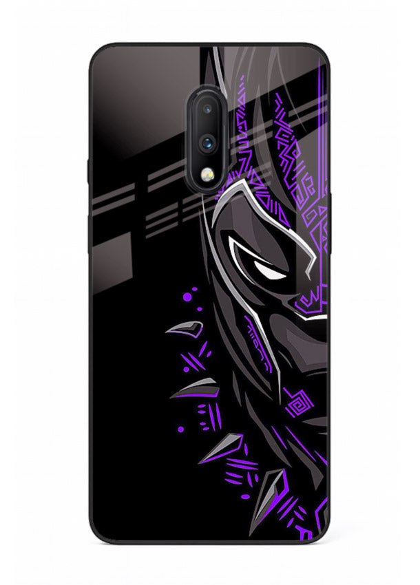 Black Panther Purple Streak cover for OnePlus 7