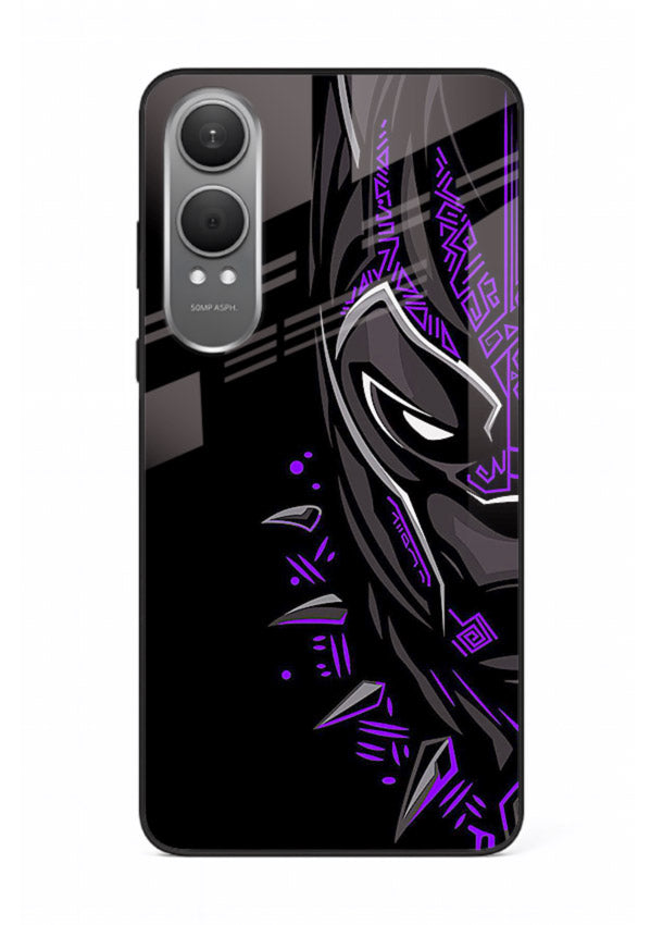 Black Panther Purple Streak cover for OnePlus Nord CE4 Lite