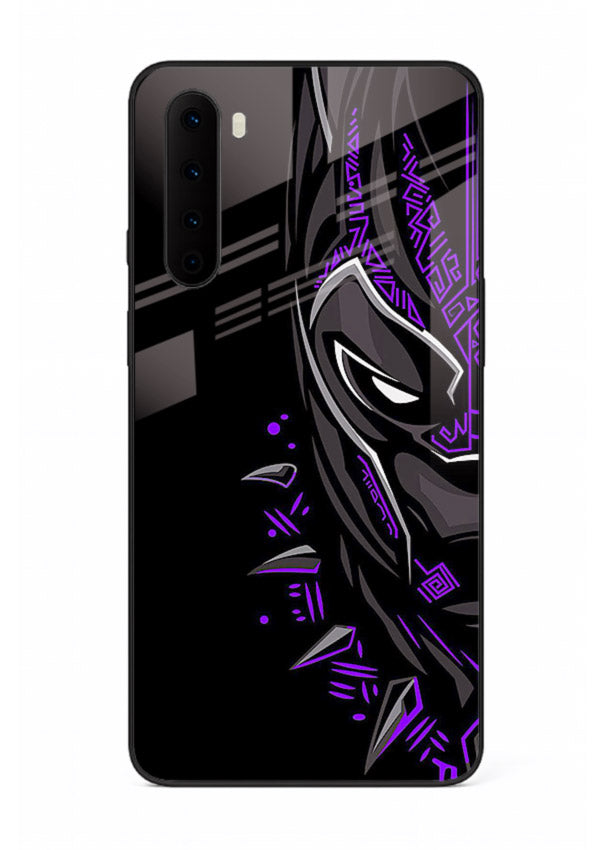 Black Panther Purple Streak cover for OnePlus Nord