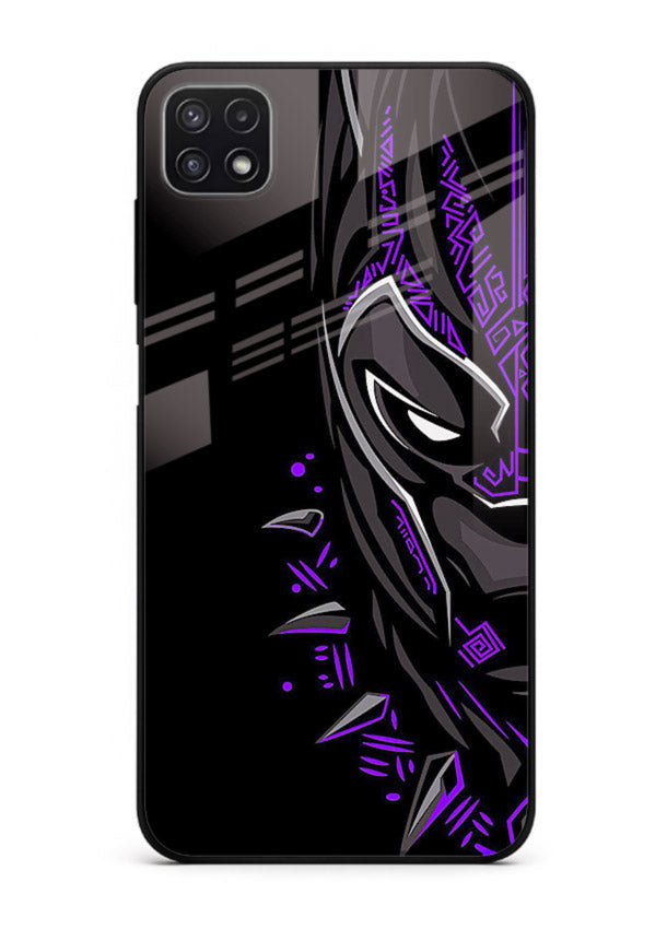 Black Panther Purple Streak cover for Samsung F42 5G