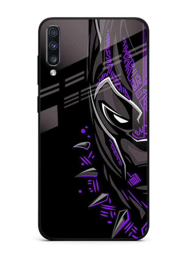 Black Panther Purple Streak cover for Samsung A50