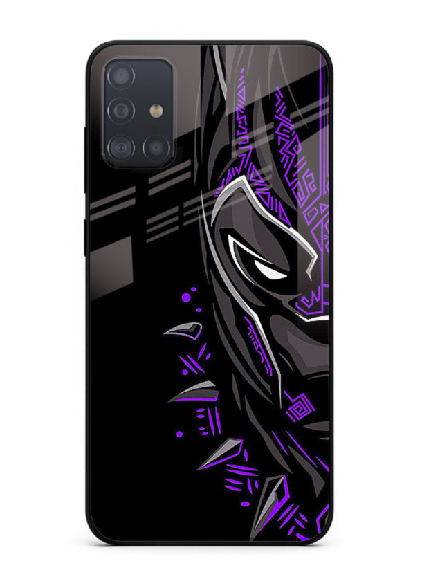 Black Panther Purple Streak cover for Samsung A71