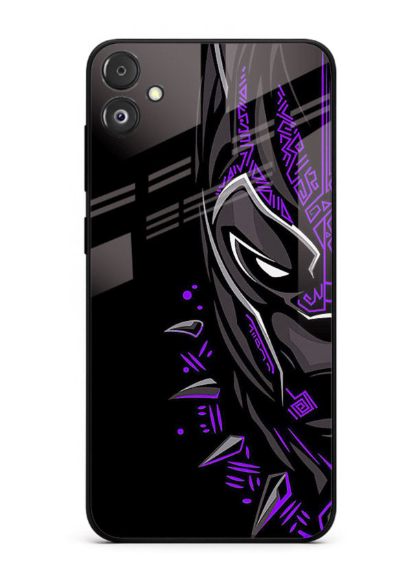Black Panther Purple Streak cover for Samsung F04 5G