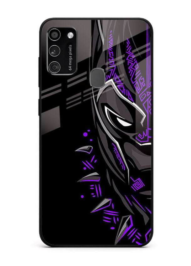 Black Panther Purple Streak cover for Samsung M30s