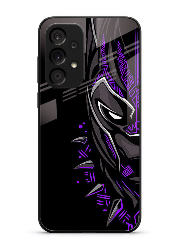 Black Panther Purple Streak cover for Samsung A73 5G