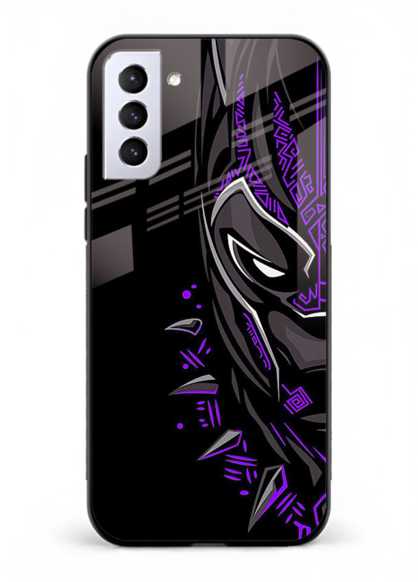 Black Panther Purple Streak cover for Samsung S21 FE