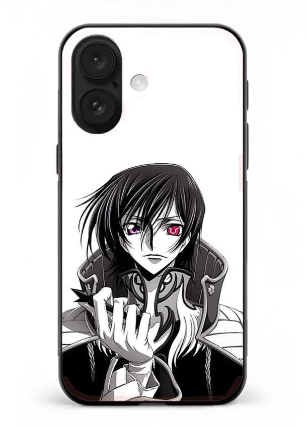 black white samurai warrior art iphone 18 glass cover japanese minimal case