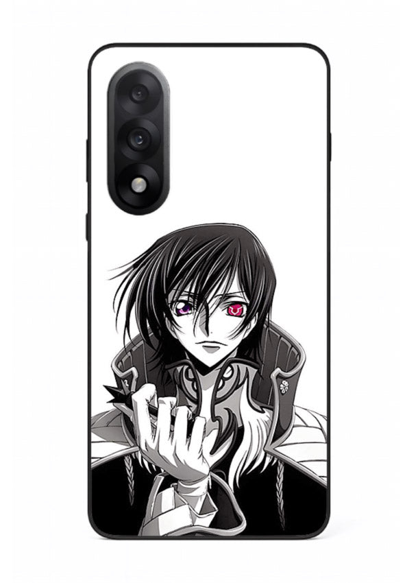 black white samurai warrior art OnePlus Nord 5 glass cover japanese minimal case